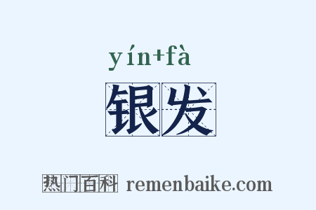 银发是什么意思的图片